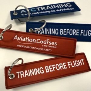 ATC Training Aviation Courses Flight Tag Keyrings image