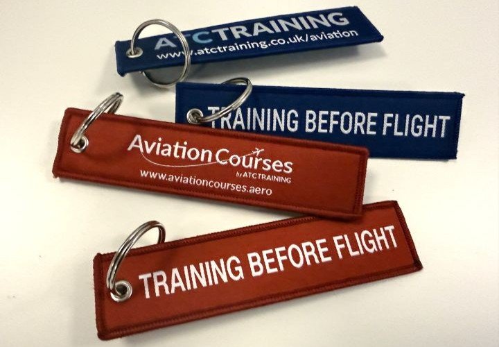 ATC Training Aviation Courses Flight Tag Keyrings image