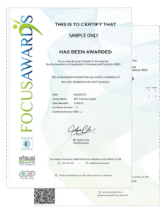 Sample Certificate