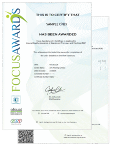 Sample Certificate